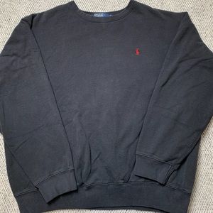 VTG Polo Ralph Lauren Black Crewneck XL Sweater